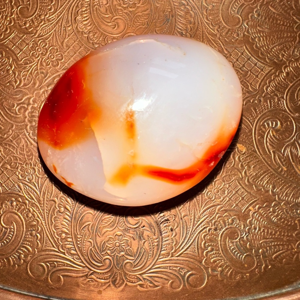 Carnelian Palm Stone